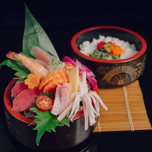 food, sushi, sashimi, sushi and sashimi