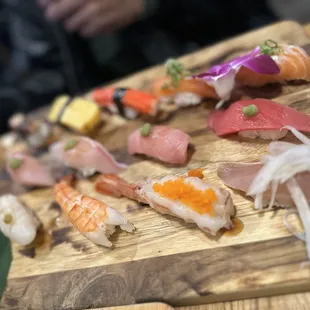 sushi, sashimi, sushi and sashimi, food