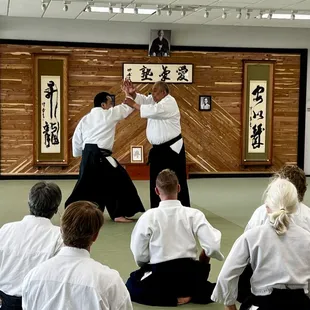 Higher level training with master shihan from Japan has really propelled our students' training forward.