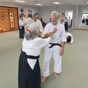 Enjoyable to train with friends.