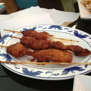 Chicken on a stick
