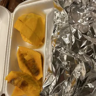 Mango Sticky Rice with Rotten Mango.