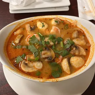 Tom Yum Shrimp Soup