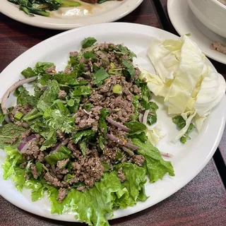 Lab and Nam Thok Salad