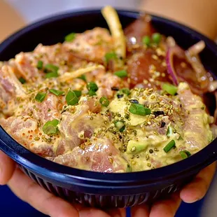 Triple Sampler Poke Bowl
