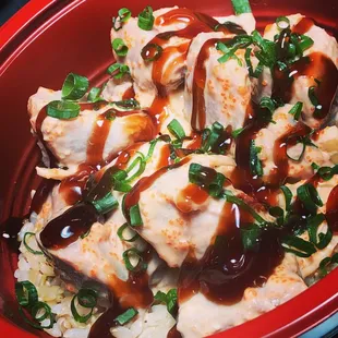 Seared Spicy Ahi Poke w/ Organic Brown Rice