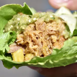 Lettuce Wrapped Carnitas