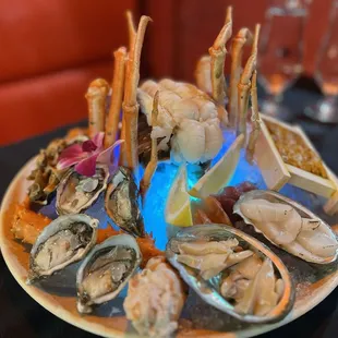 Seafood platter