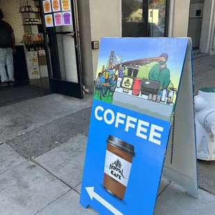 Front door on corner of College Ave. and Miles Ave.