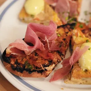 Dine downtown 2022 Spanish egg and Spanish bruschetta