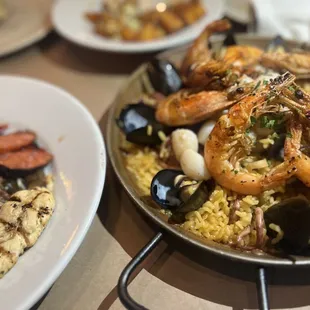 paella, food