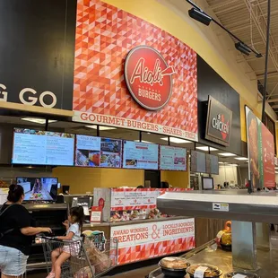 What?  Burger joint in a grocery store??  I&apos;m in.