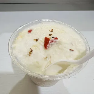 Home made yogurt.
