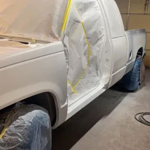 Full restoration on a 1991 k2500. Rust repair, dent repair and color change!