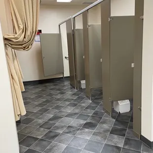 Here is a sneak peak of the women's restroom.