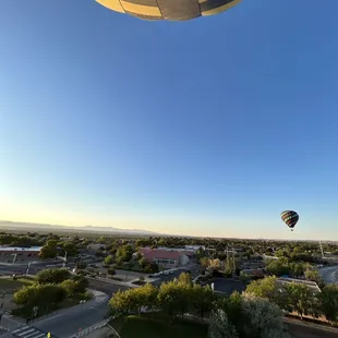 Pilots Art and Mateo on a Sunrise Flight during the International Balloon Fiesta in Albuquerque, NM.