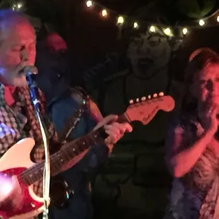 Rob and Barb Calloway also joined the band on guitar and harmonica