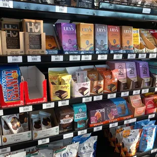 Huge fancy chocolate selection