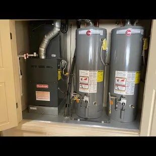 Unit replacement and water heater replacement