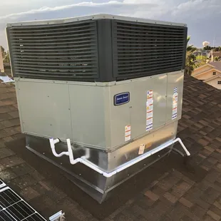 Matched new roof shingle color transition from the roof jack.