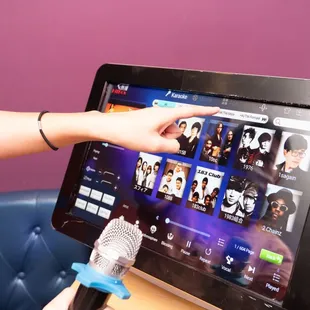 touch screen song selection &amp; Youtube feature