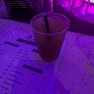 "Beautiful" cocktail drink