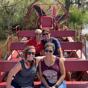 The small airboat was wonderful!