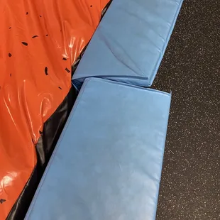 Uneven padding leaving holes
