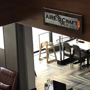 an overhead view of a restaurant