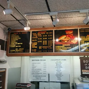 menus and prices