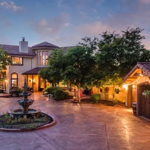 the front of the estate