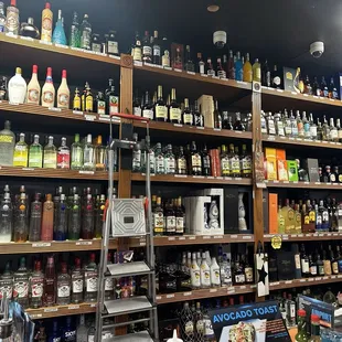 Nice selection of liquors...