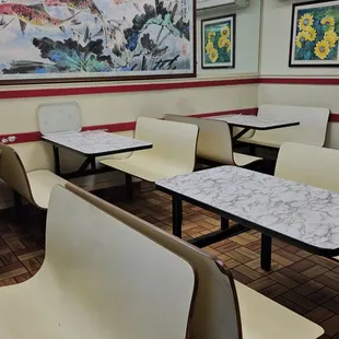 Inside the restaurant