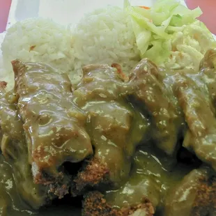 Chicken katsu curry without flash.