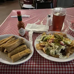 Mississippi Hot Tamales and Louisiana Nachos.