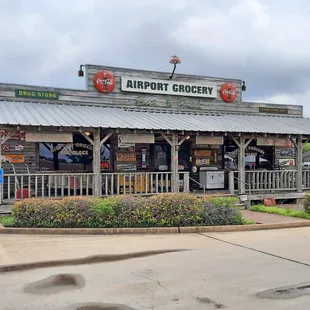 the front of the restaurant