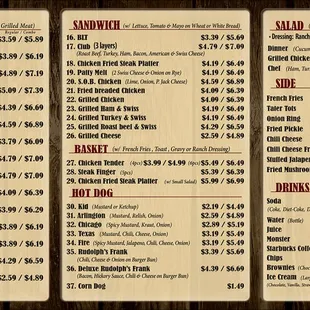 Airways Menu!