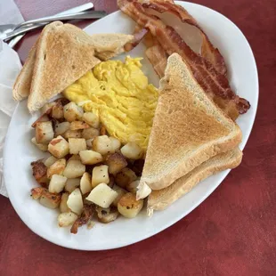 A side of sausage was not in the photo - good too