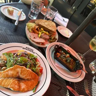 Salmon Salade   Lunch Assiette De Charcuterie   Dinner