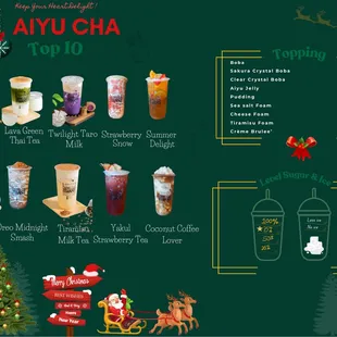 New menu!!