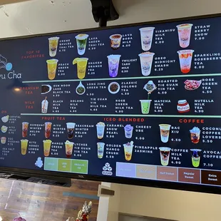 Jan 2024 menu
