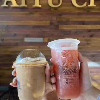Strawberry Green Tea