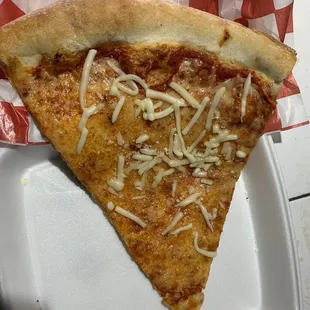 After paying for extra cheese this is what I got