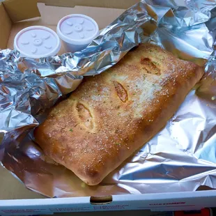 Italian sausage Stromboli