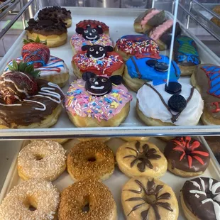 donuts, food, dough desserts