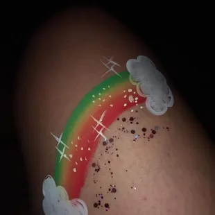 Rainbow designs and lots of glitter is what all little girls are always asking for