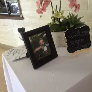 They have a ton of chalk board pieces for any occasion &amp; beautiful flower displays