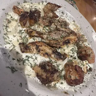 Chicken and Chicken &amp; Shrimp Alfredo