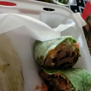 Filet mignon wrap