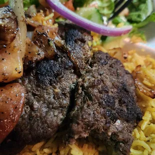 This is not beef kabob this is koobideh... smfh